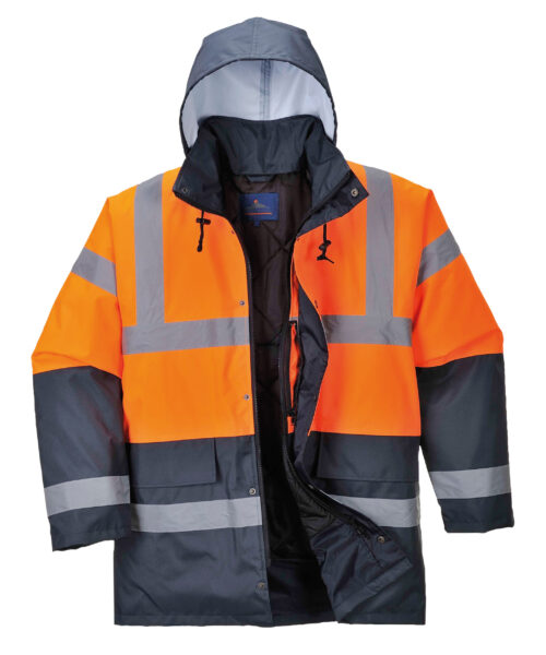 Portwest Hi-Vis Traffic Jacket in orange