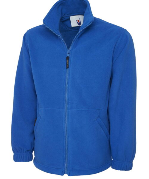 Uneek Classic Full Zip Micro Fleece Jacket in roya;