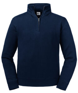 Russell Men's Authentic Hooded Sweatshirt - French Navy, Size XL, Premium Cotton Blend - View #9