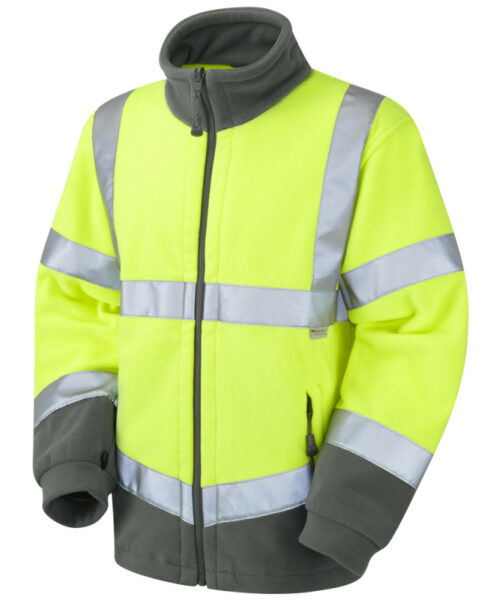 Hartland ISO 20471 Class 3 Fleece Jacket in yellow