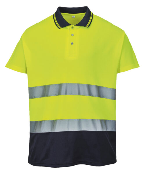 Portwest Hi-Vis Two Tone Comfort Polo Shirt