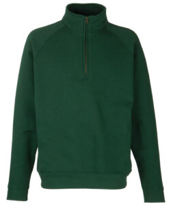 Fruit of The Loom Premium 70 30 Zip Neck Sweatshirt