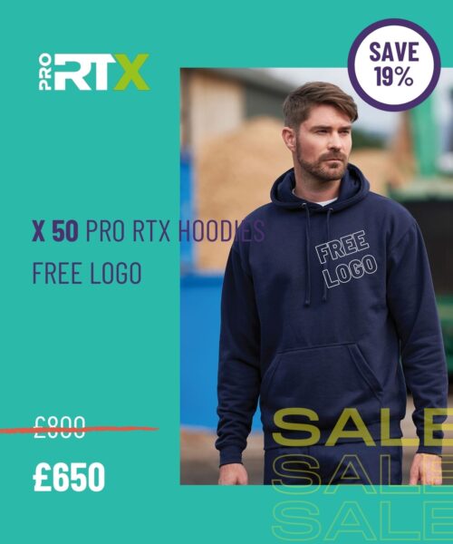 Mega deal x50 Pro RTX comfy hooddies with free embroidered logo
