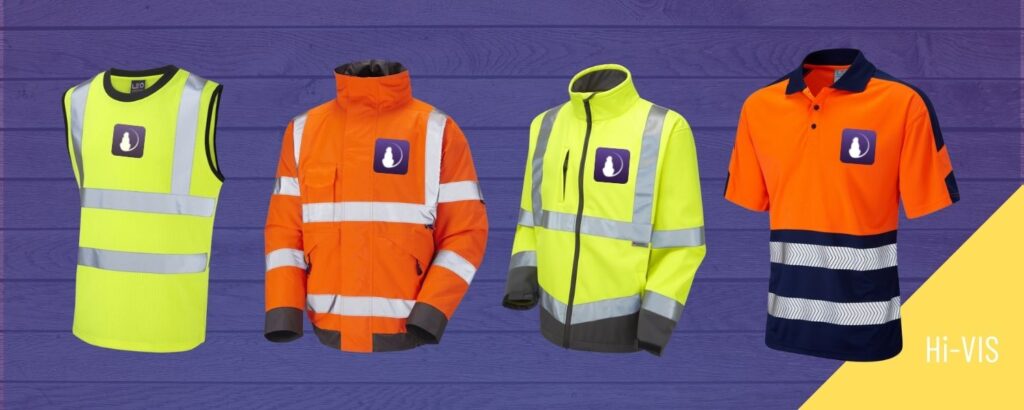 Hi Vis workewear clothing range at Brand Monkey