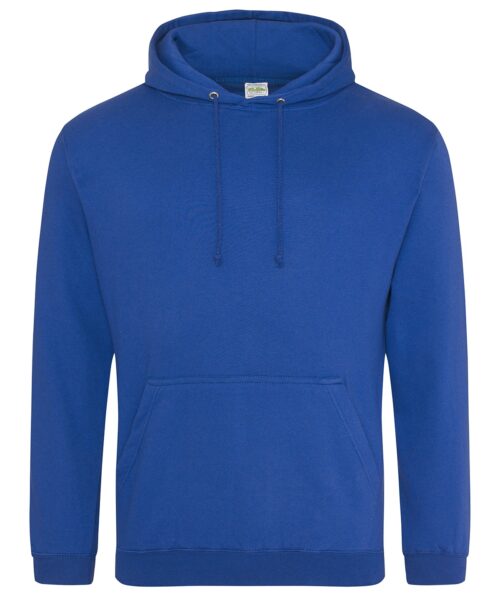 Just Hoods College Hoodie Royal Blue