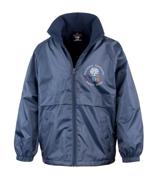 Braunstone Community Fleece lined jacket with logo