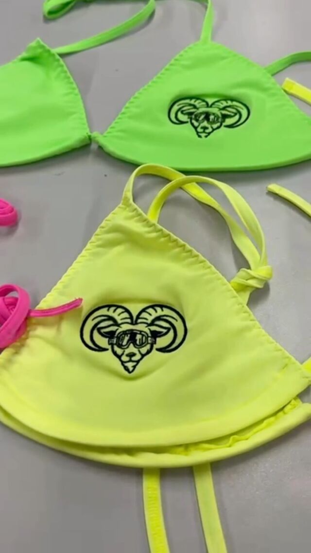 Swimwear that pops 💚💜

Our embroidery machines that can effortlessly transform any garment into a work of art! Yes, that includes swimwear too! 🏊‍♂️✨ Check out these fabulous bikinis we crafted just last week – the logo truly comes to life on those vibrant fluorescent colors! 🌈😍 @mxgoat.co.uk @reelgemmamassey 
.
.
.
#EmbroideryMasters #WorkwearEmbroidery #CustomEmbroidery #StitchingPerfection #WorkwearFashion #EmbroideredCollar #SwimwearEmbroidery #LogoMagic #ThreadArt #FluorescentFashion #CustomLogoDesign #WorkwearStyle #EmbroideryInspo #SwimwearStyling #GarmentMagic #EmbroideryAddict #VibrantLogos #StylishWorkwear #EmbroideryArtistry #BeachwearStitching #FashionableWorkwear #LogoEmbroidery #SummerStitching #WorkwearTrends #SwimwearFashion #ThreadCraft #EmbroideryExpertise #CustomWorkwear #mxgoat #brandmonkey